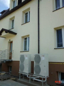 pompa ciepła Mitsubishi Ecodan kaskada